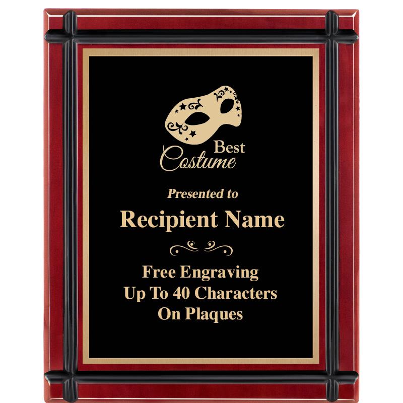 8"x10" ROSEWOOD GROOVE PLAQUE