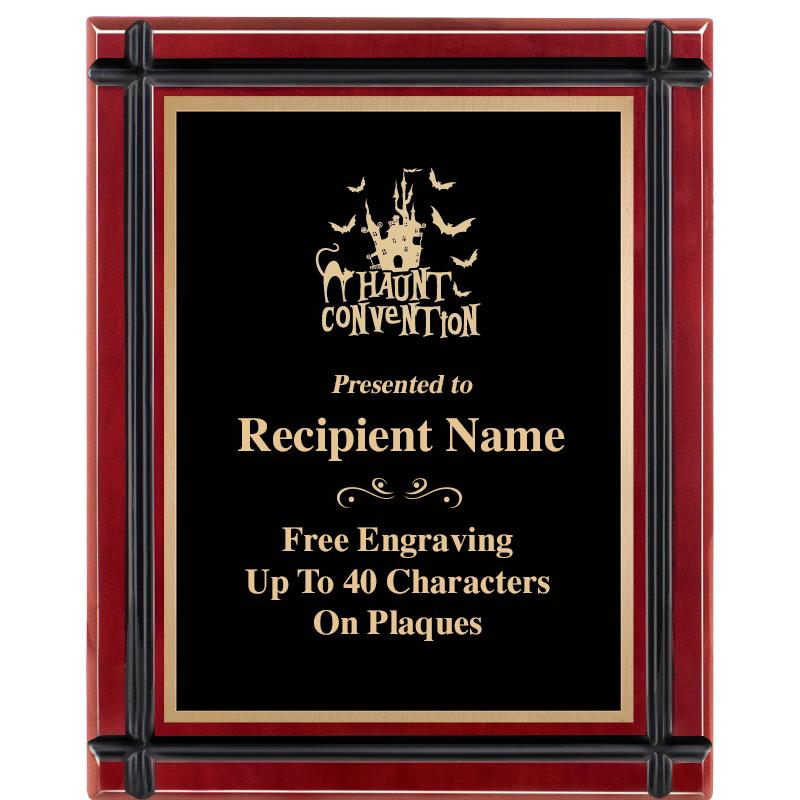 8"x10" ROSEWOOD GROOVE PLAQUE