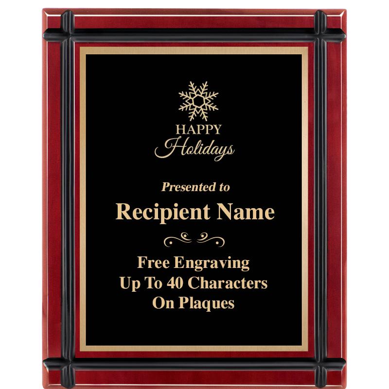 8"x10" ROSEWOOD GROOVE PLAQUE