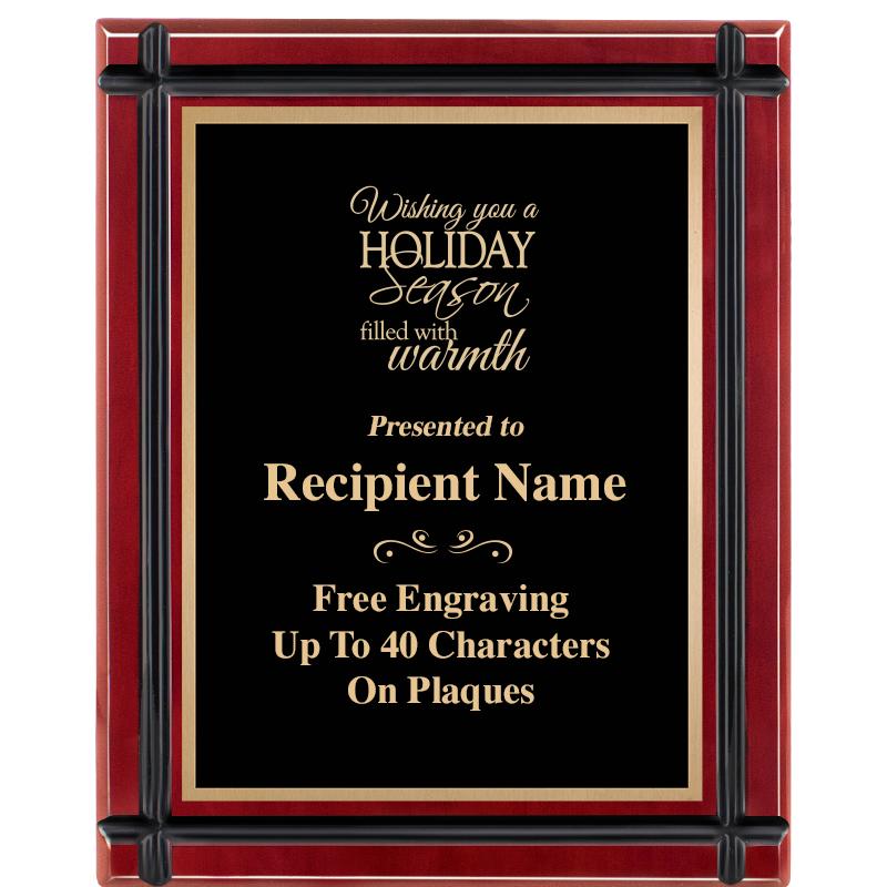 8"x10" ROSEWOOD GROOVE PLAQUE