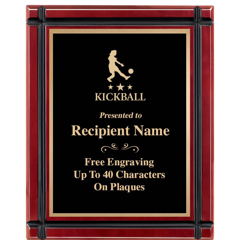 8"x10" ROSEWOOD GROOVE PLAQUE