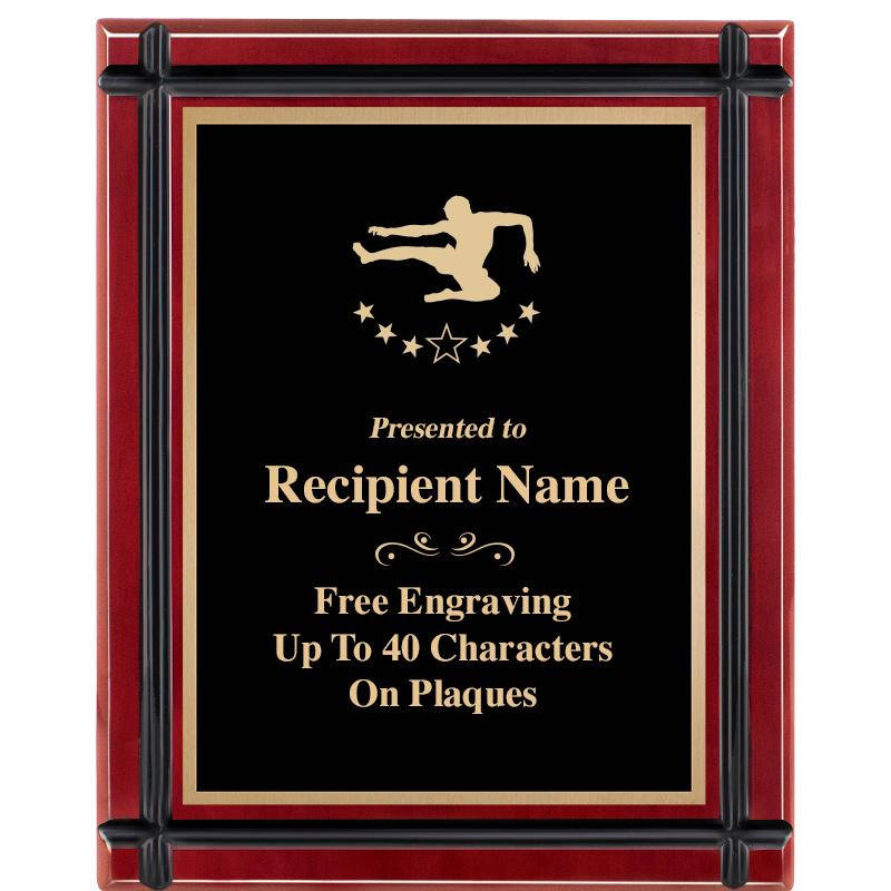 8"x10" ROSEWOOD GROOVE PLAQUE