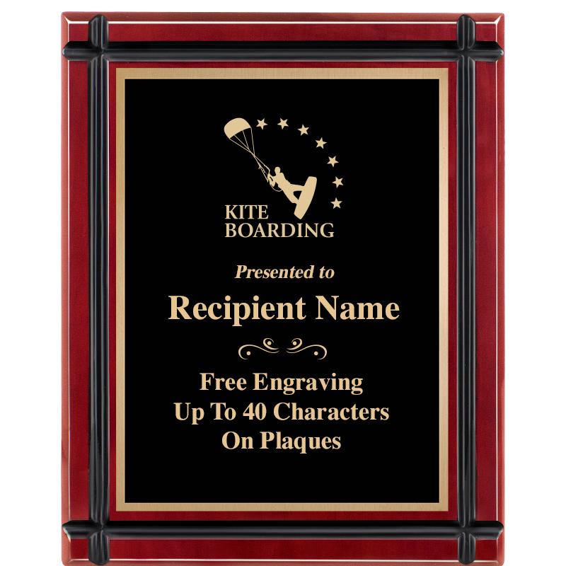 8"x10" ROSEWOOD GROOVE PLAQUE