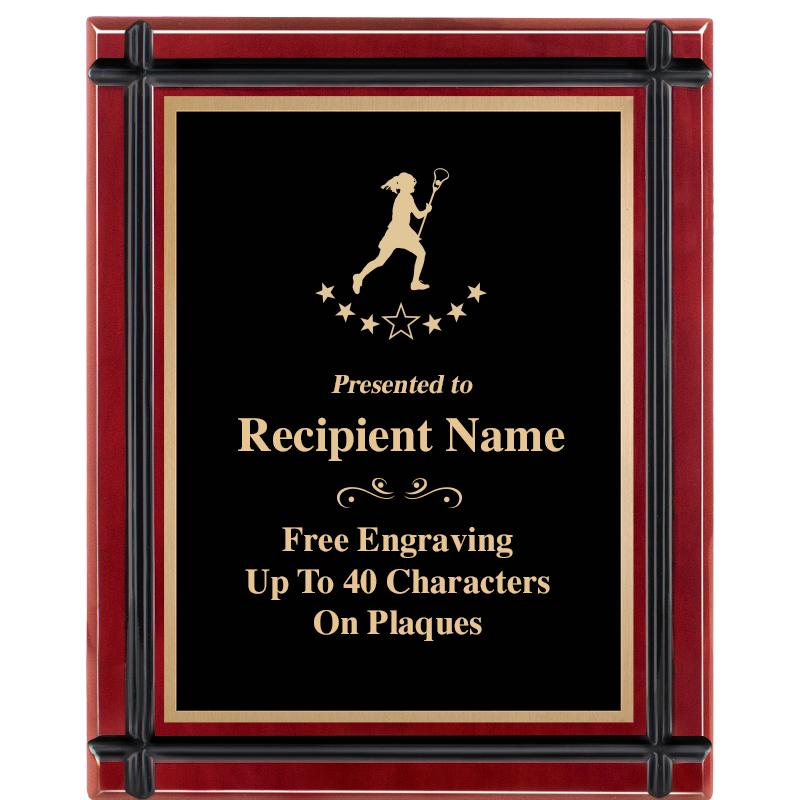 8"x10" ROSEWOOD GROOVE PLAQUE