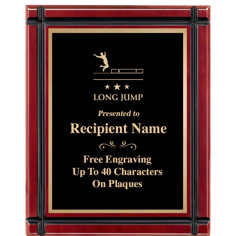 8"x10" ROSEWOOD GROOVE PLAQUE