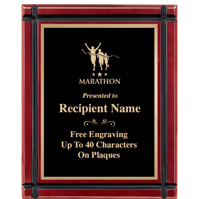 8"x10" ROSEWOOD GROOVE PLAQUE