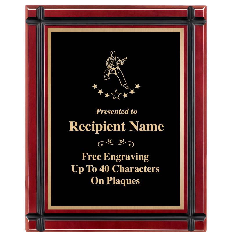 8"x10" ROSEWOOD GROOVE PLAQUE