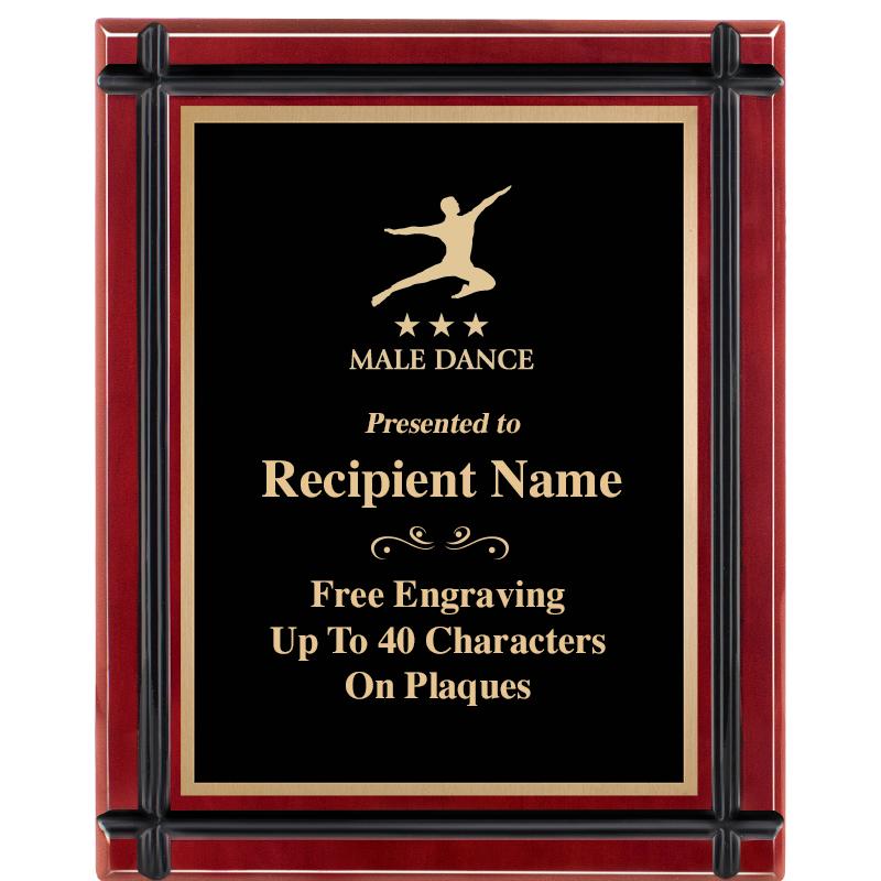 8"x10" ROSEWOOD GROOVE PLAQUE