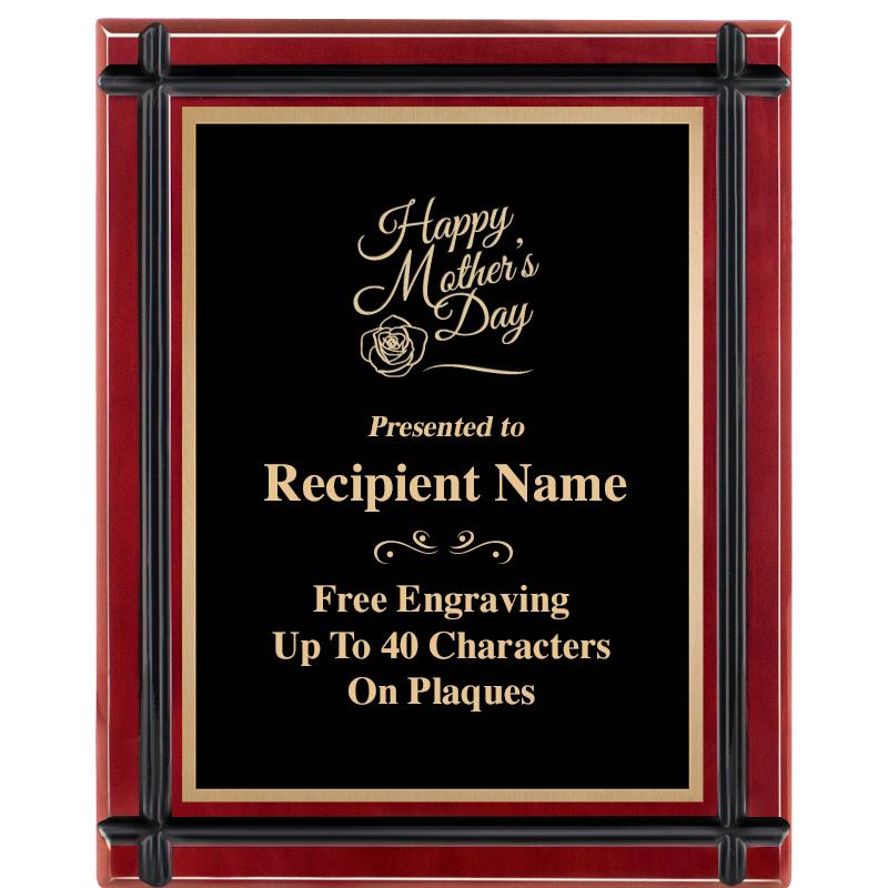 8"x10" ROSEWOOD GROOVE PLAQUE