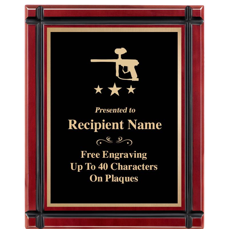 8"x10" ROSEWOOD GROOVE PLAQUE