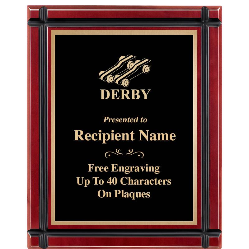 8"x10" ROSEWOOD GROOVE PLAQUE