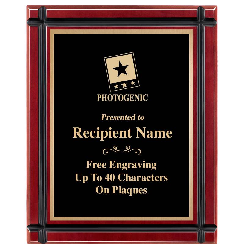 8"x10" ROSEWOOD GROOVE PLAQUE