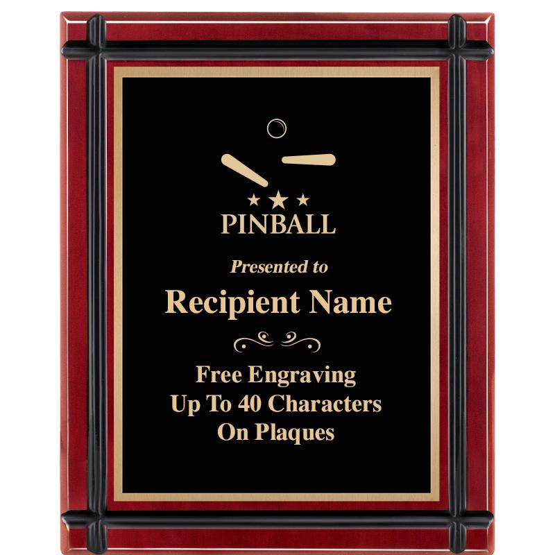 8"x10" ROSEWOOD GROOVE PLAQUE