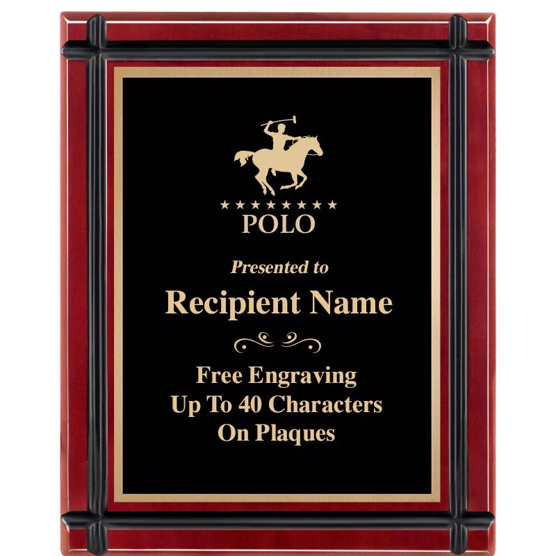 8"x10" ROSEWOOD GROOVE PLAQUE