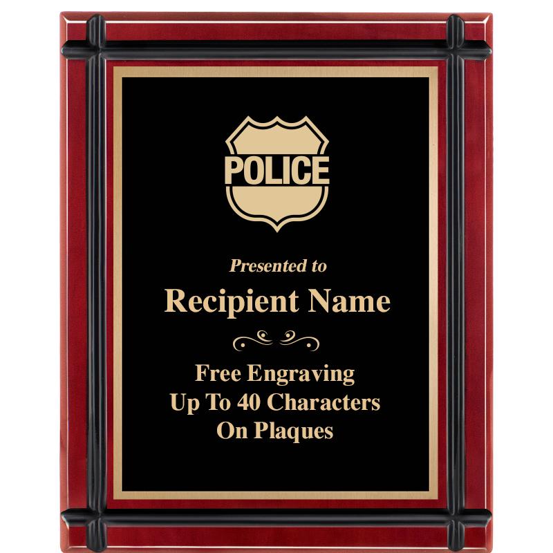 8"x10" ROSEWOOD GROOVE PLAQUE