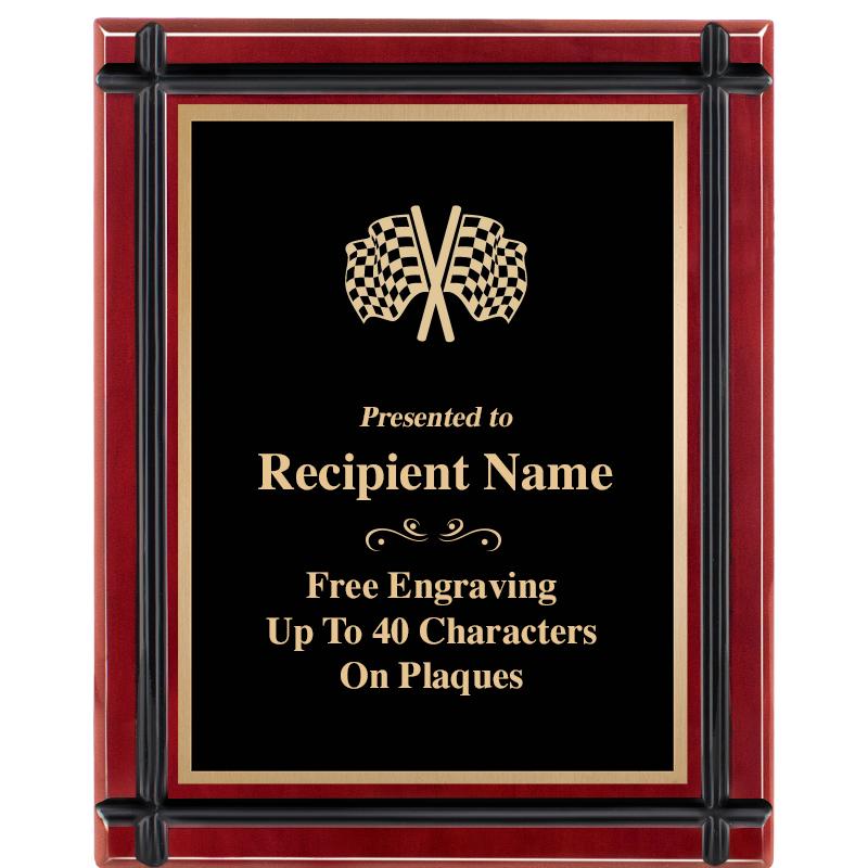 8"x10" ROSEWOOD GROOVE PLAQUE