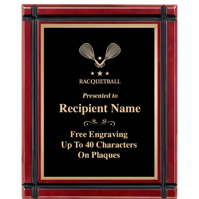 8"x10" ROSEWOOD GROOVE PLAQUE