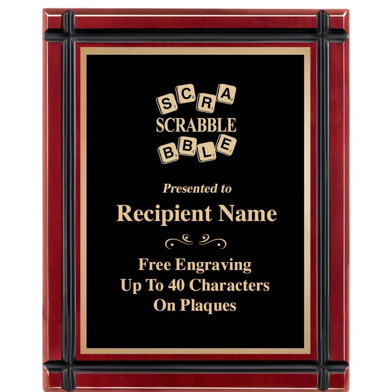 8"x10" ROSEWOOD GROOVE PLAQUE