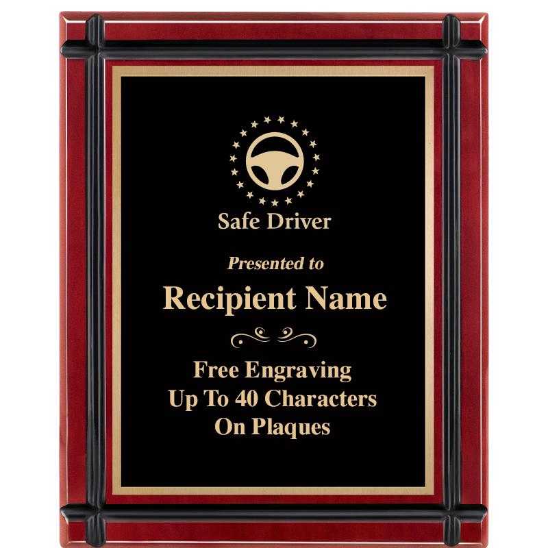 8"x10" ROSEWOOD GROOVE PLAQUE