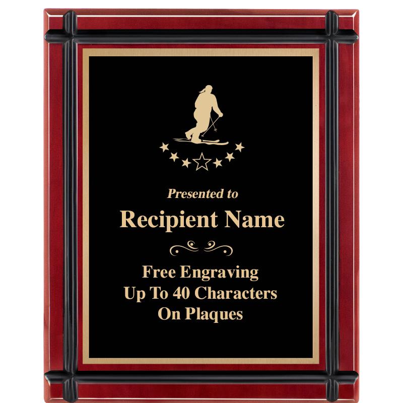 8"x10" ROSEWOOD GROOVE PLAQUE