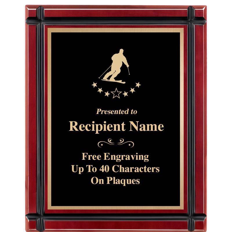 8"x10" ROSEWOOD GROOVE PLAQUE