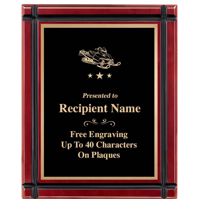 8"x10" ROSEWOOD GROOVE PLAQUE