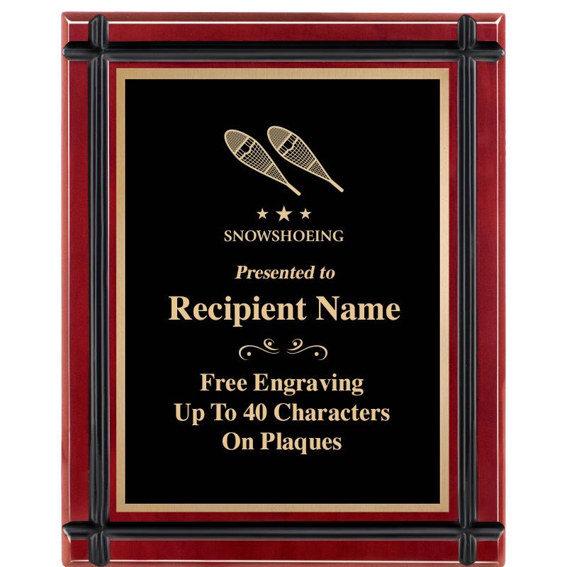 8"x10" ROSEWOOD GROOVE PLAQUE