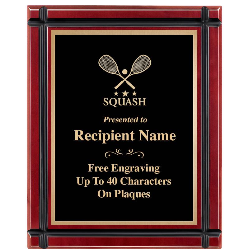 8"x10" ROSEWOOD GROOVE PLAQUE