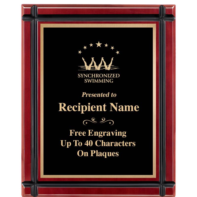 8"x10" ROSEWOOD GROOVE PLAQUE