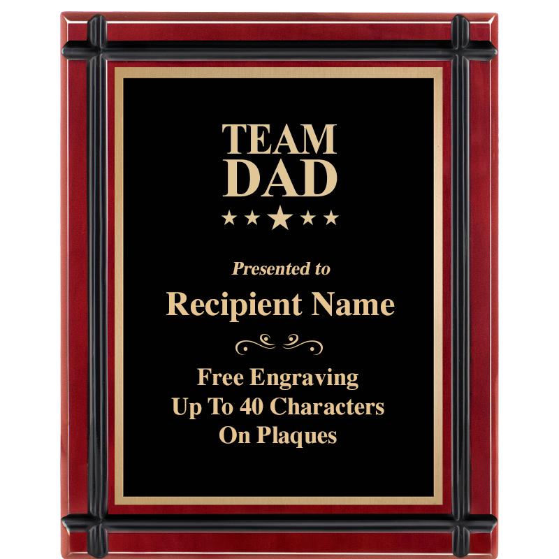 8"x10" ROSEWOOD GROOVE PLAQUE