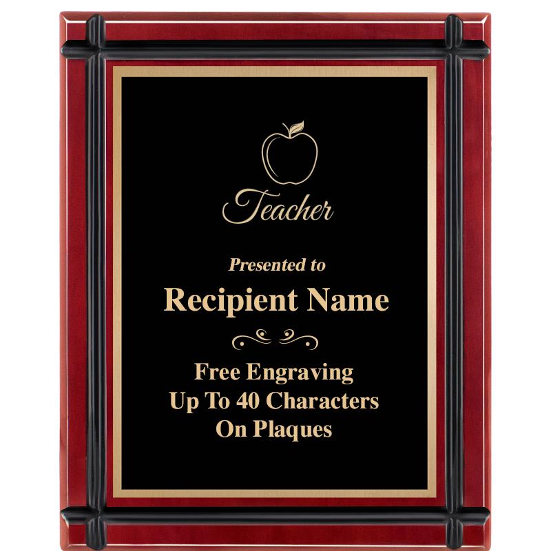 8"x10" ROSEWOOD GROOVE PLAQUE