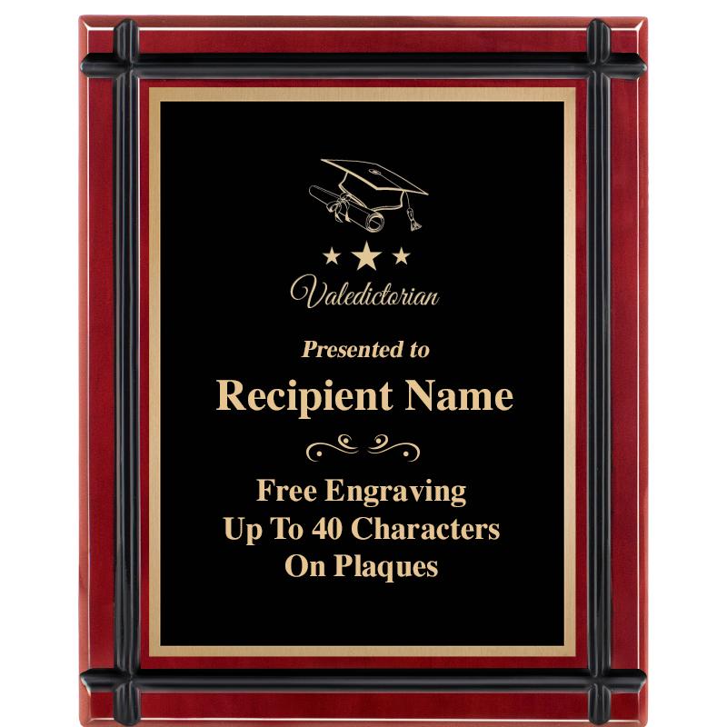 8"x10" ROSEWOOD GROOVE PLAQUE