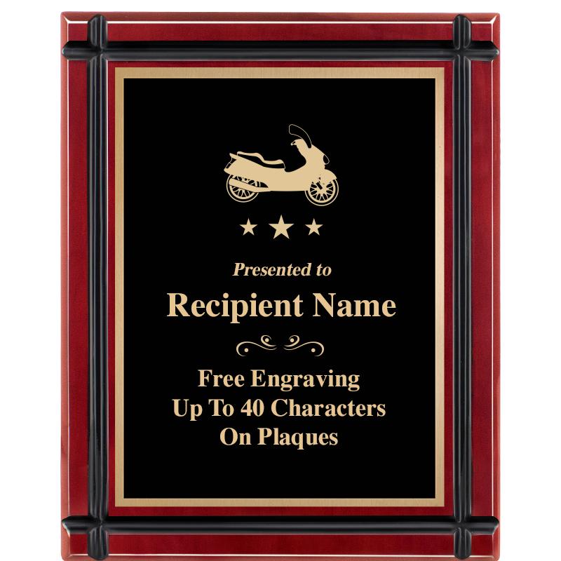 8"x10" ROSEWOOD GROOVE PLAQUE