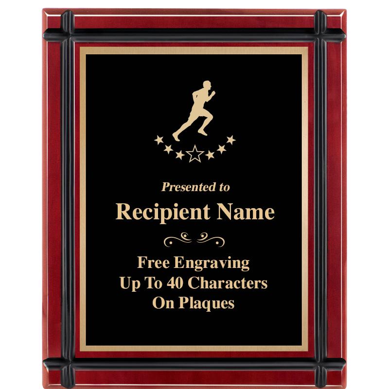 8"x10" ROSEWOOD GROOVE PLAQUE