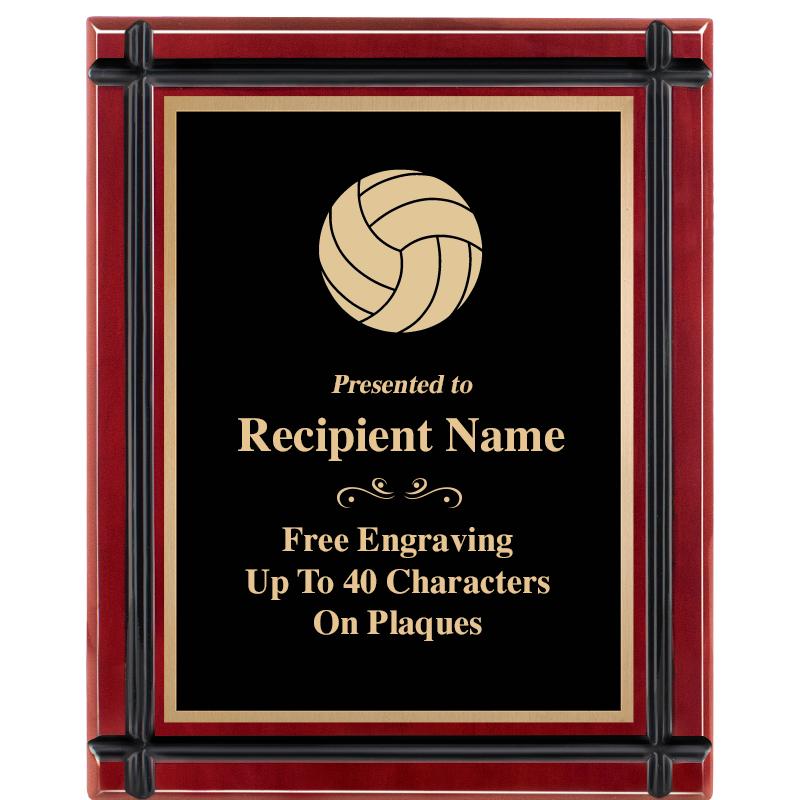 8"x10" ROSEWOOD GROOVE PLAQUE