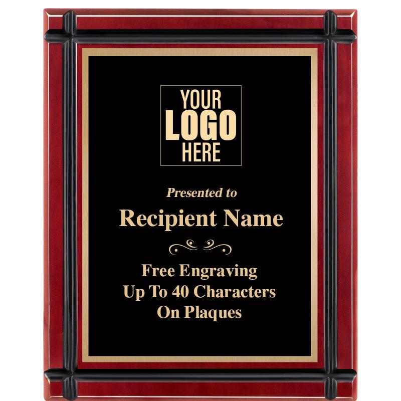 8"x10" ROSEWOOD GROOVE PLAQUE