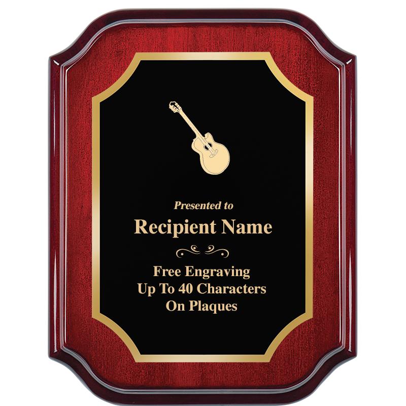 7" X 9" MAHOGANY LIFETIME PLQ