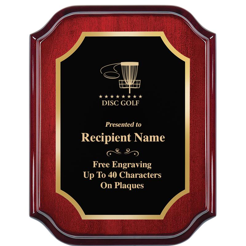 7" X 9" MAHOGANY LIFETIME PLQ