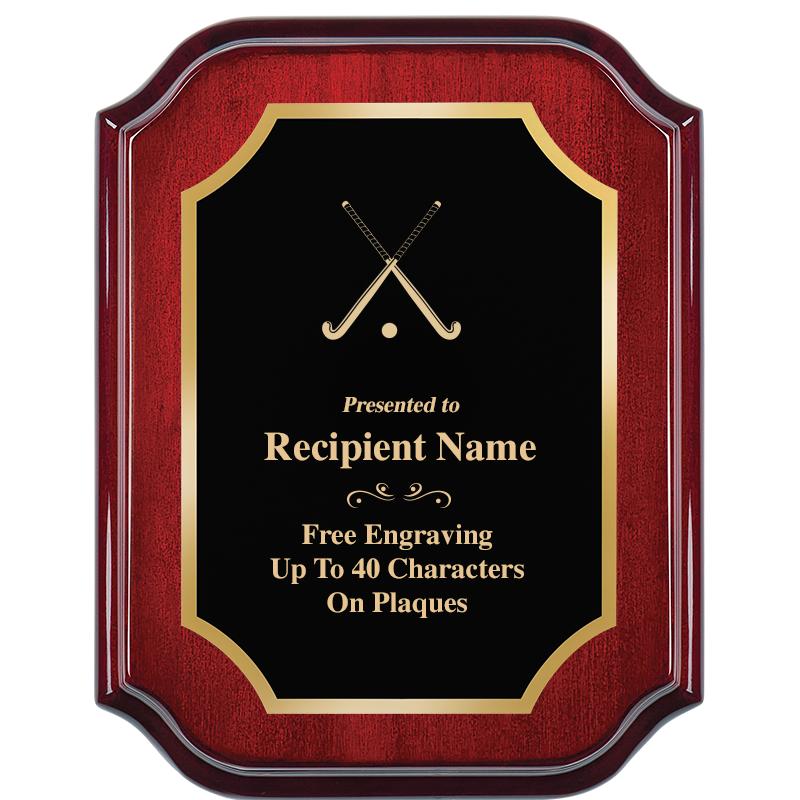 7" X 9" MAHOGANY LIFETIME PLQ