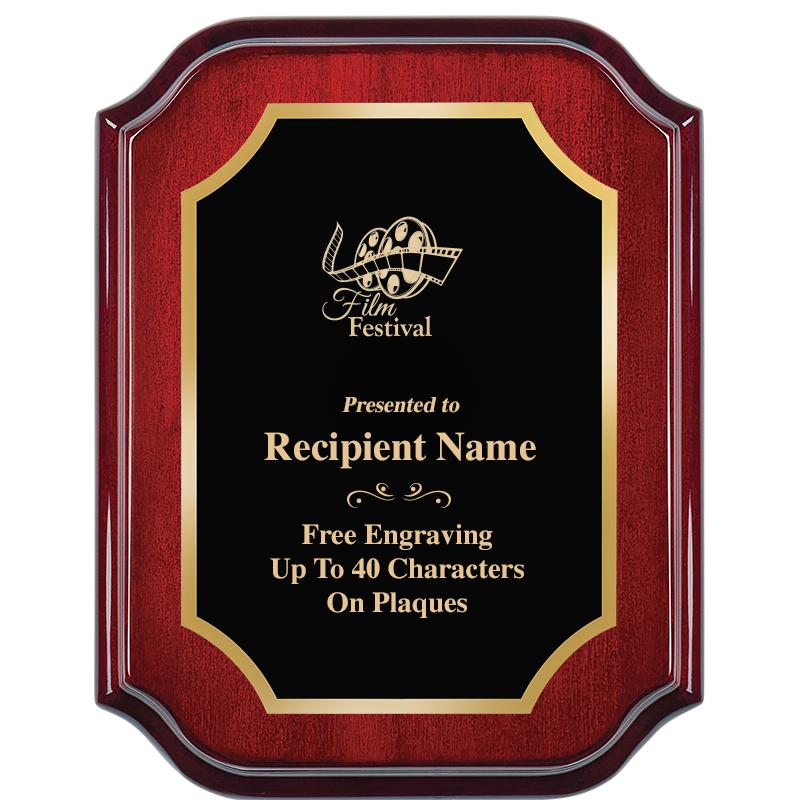 7" X 9" MAHOGANY LIFETIME PLQ