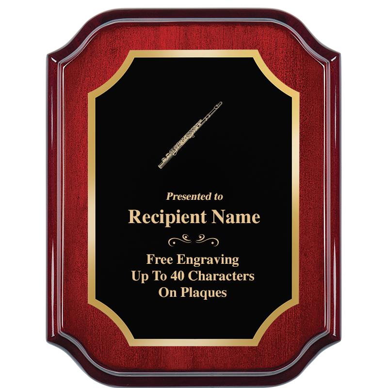 7" X 9" MAHOGANY LIFETIME PLQ