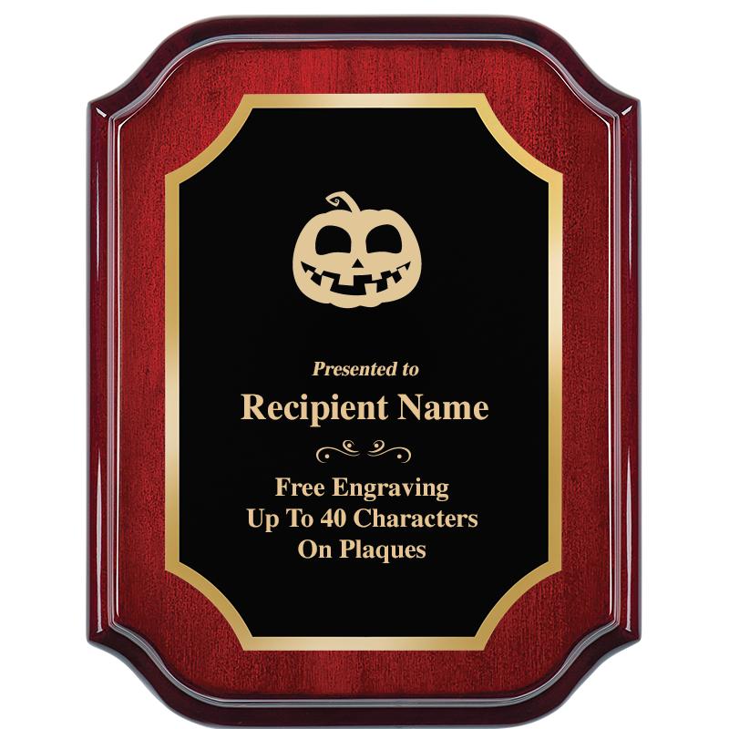 7" X 9" MAHOGANY LIFETIME PLQ