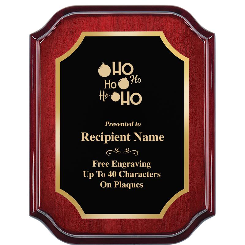 7" X 9" MAHOGANY LIFETIME PLQ