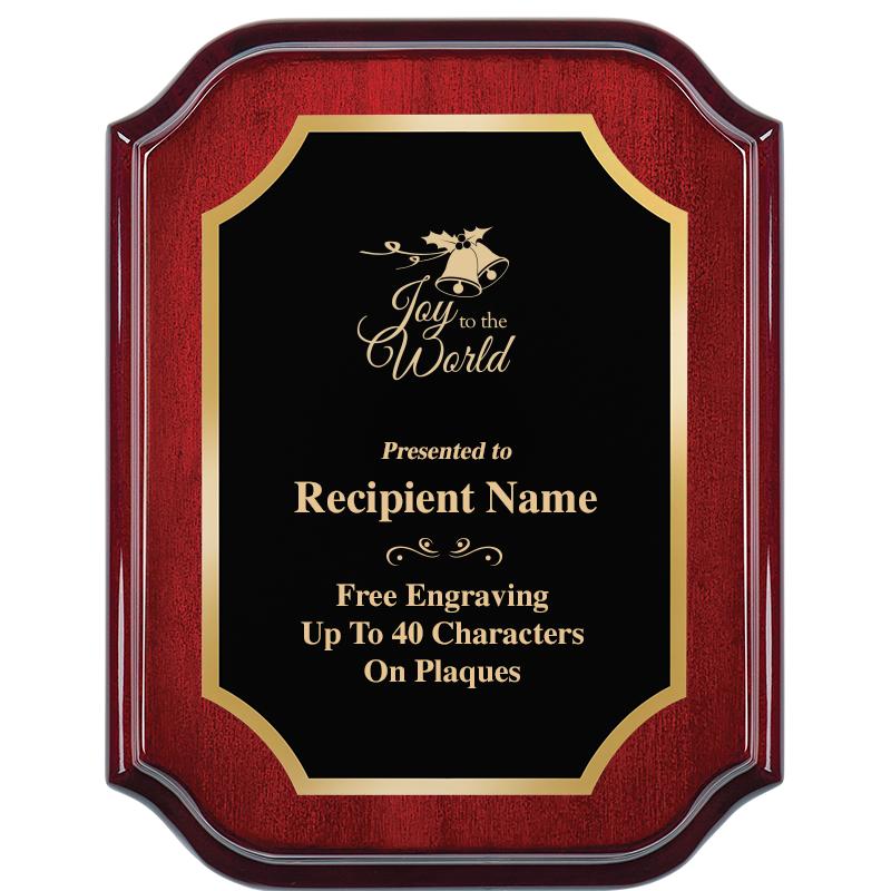 7" X 9" MAHOGANY LIFETIME PLQ