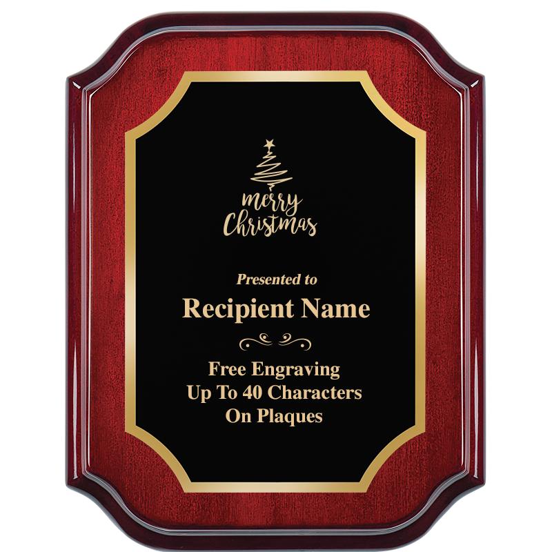 7" X 9" MAHOGANY LIFETIME PLQ