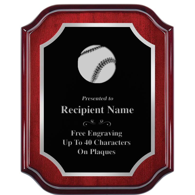 8X10 MAHOGANY LIFETIME SLV PLQ