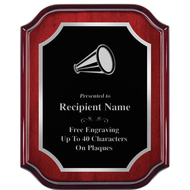 8X10 MAHOGANY LIFETIME SLV PLQ