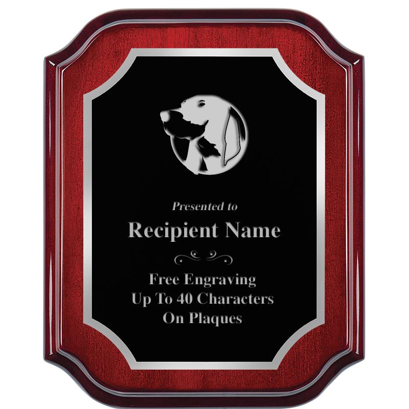 8X10 MAHOGANY LIFETIME SLV PLQ