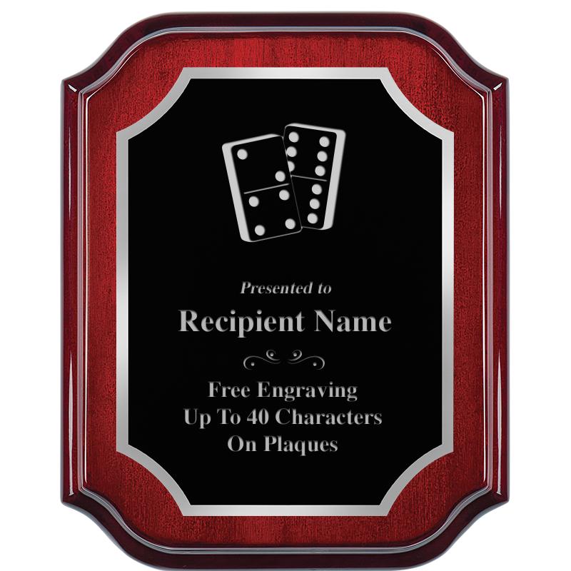 8X10 MAHOGANY LIFETIME SLV PLQ