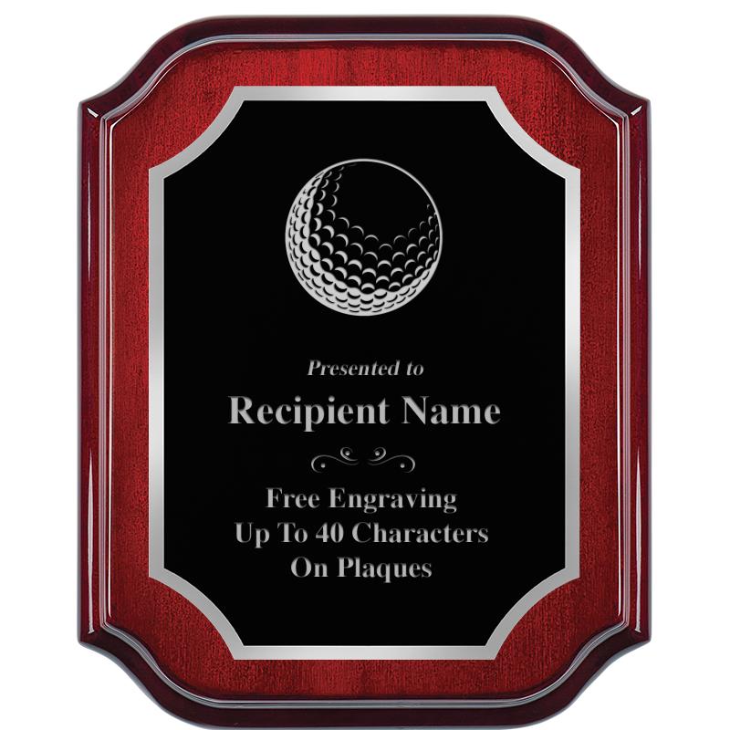 8X10 MAHOGANY LIFETIME SLV PLQ